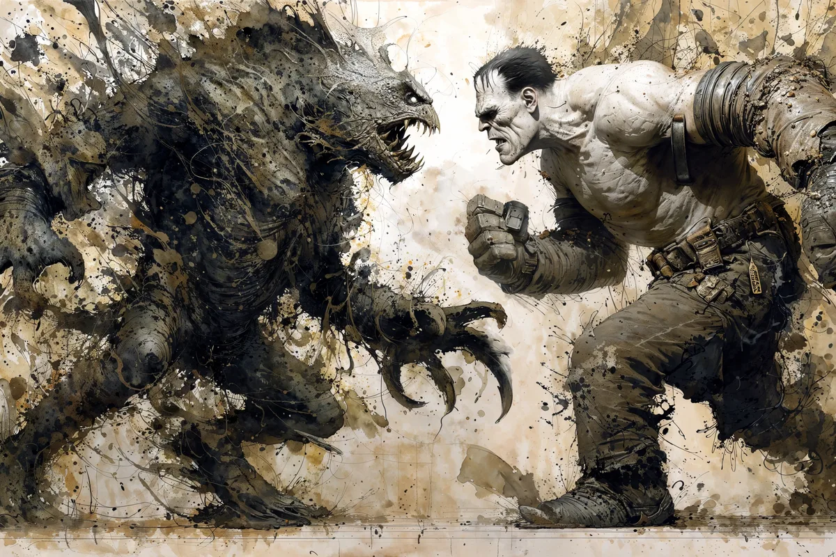 Frankenstein vs The Creature from the Black Lagoon